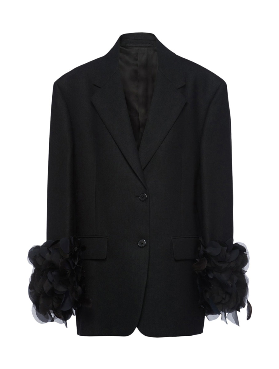Prada - Women's Jacket in Black by Suitnegozi GOOFASH