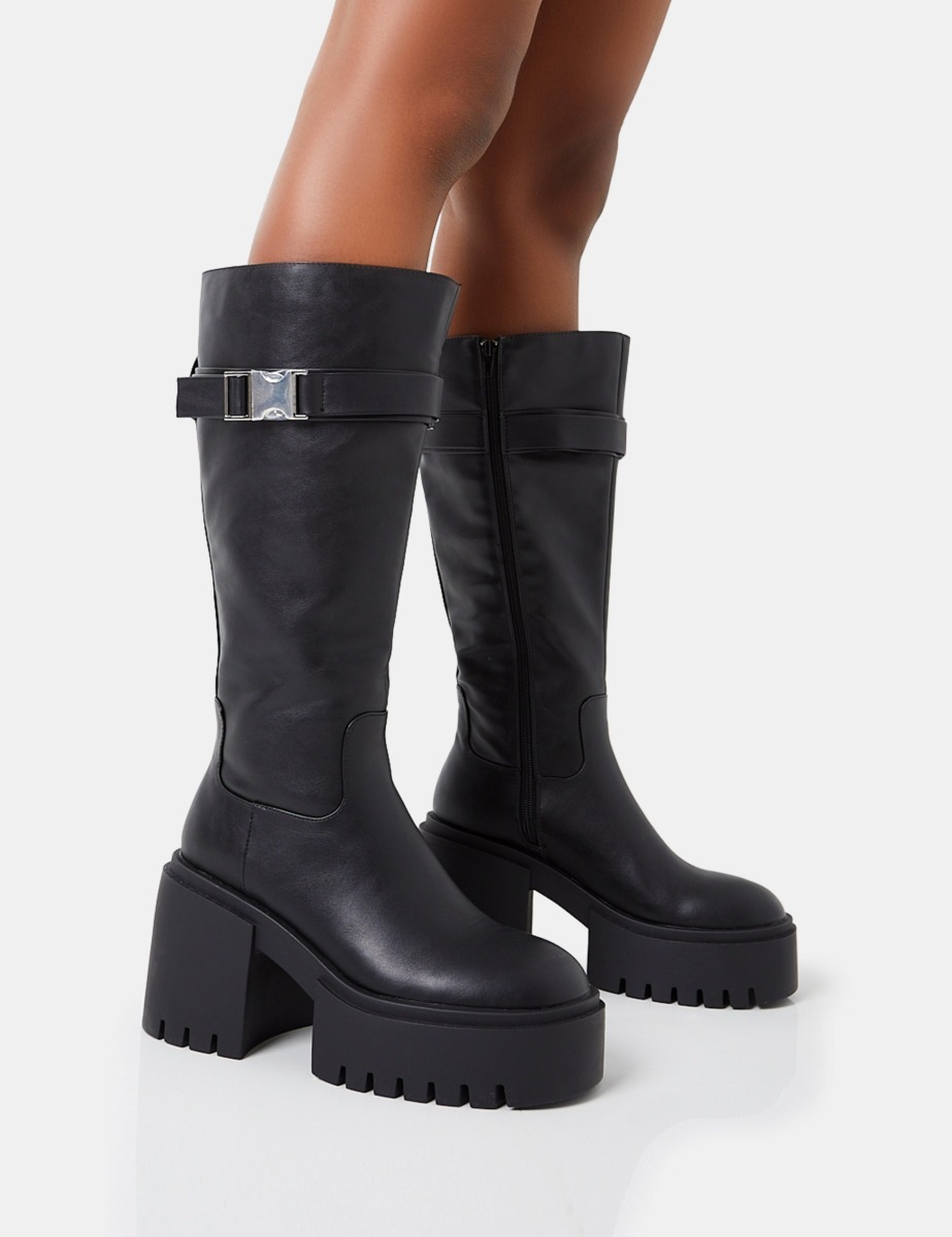 Public Desire - Ladies Ankle Boots - Black GOOFASH