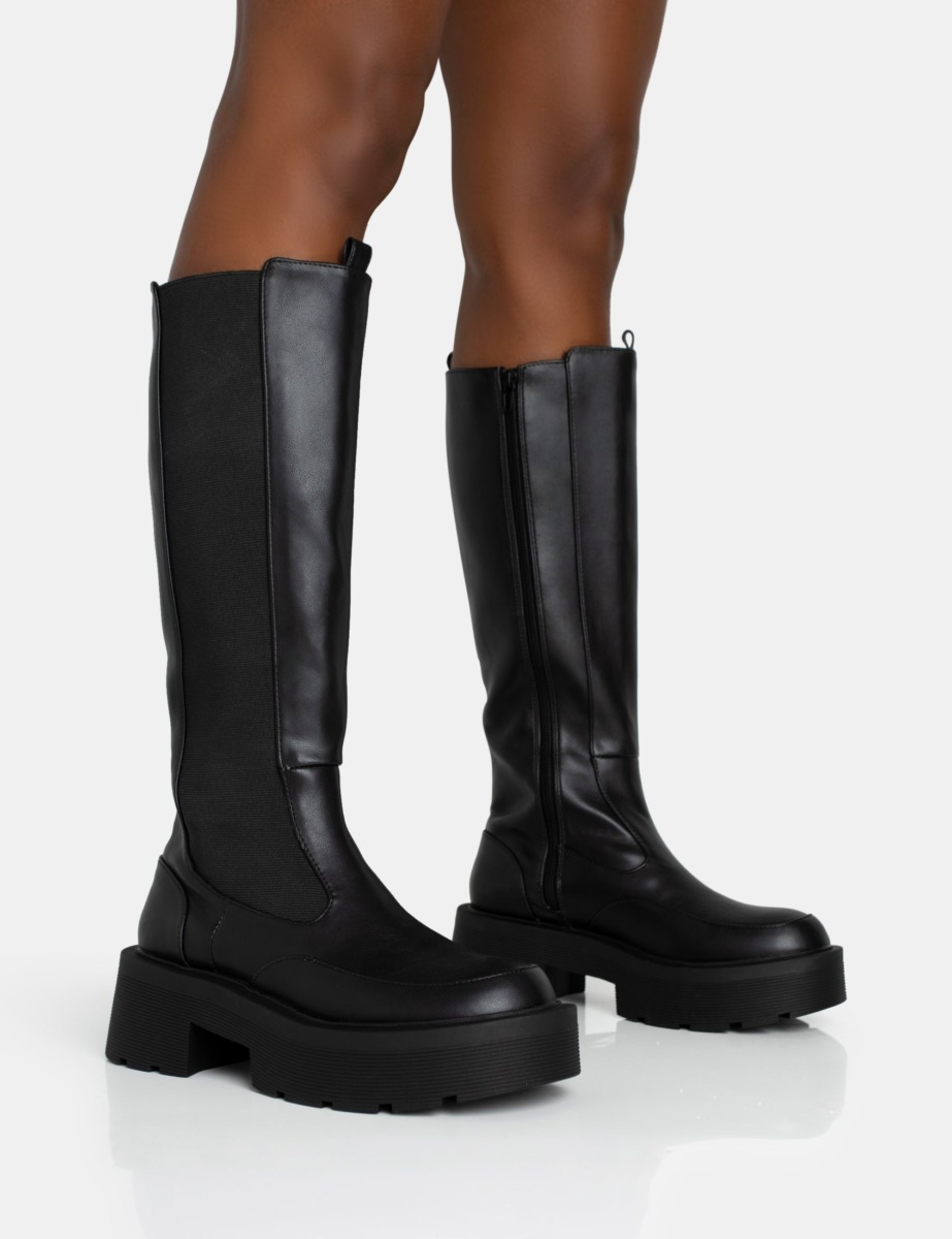 Public Desire Ladies Boots in Black GOOFASH