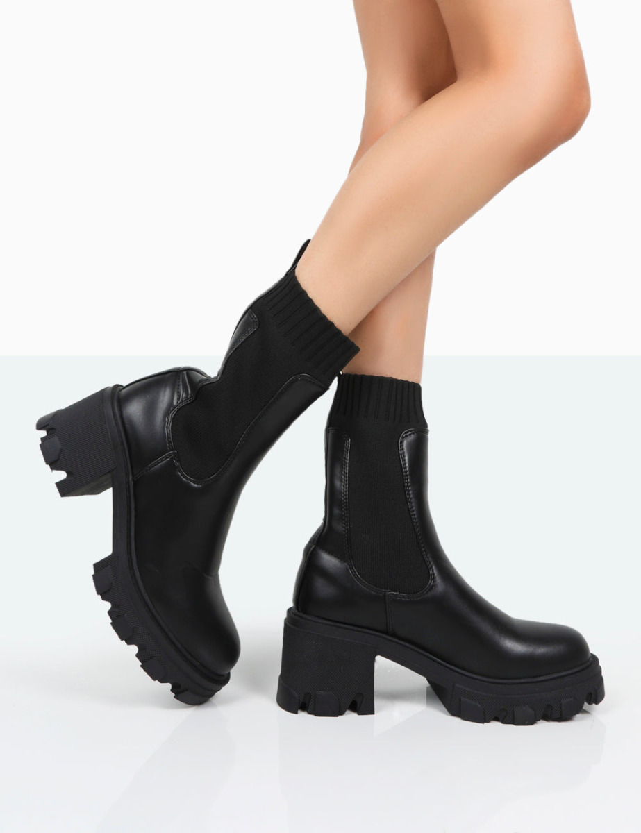 Public Desire Women Ankle Boots Black GOOFASH