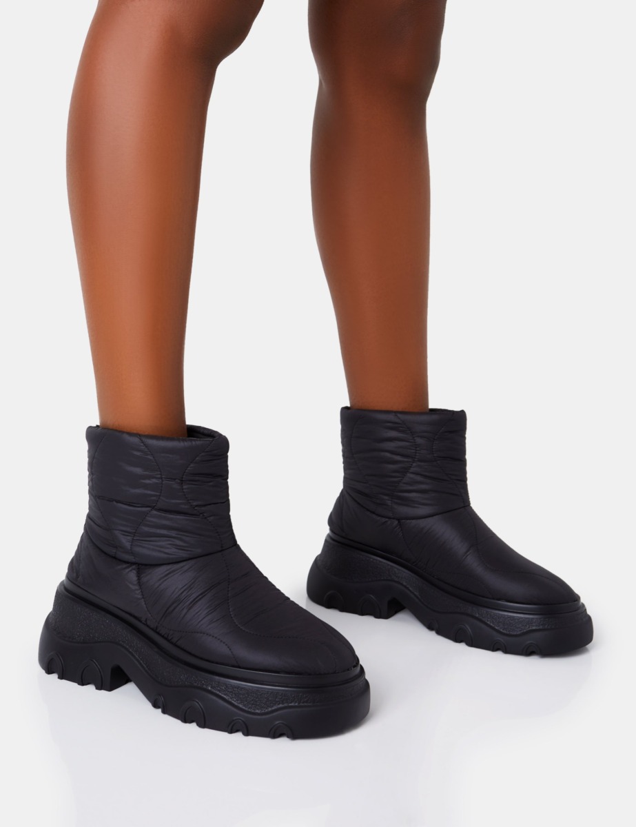 Public Desire - Women Chunky Boots in Black GOOFASH