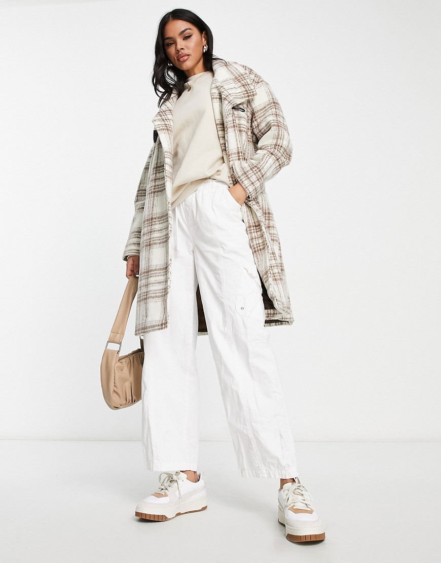 Qed London - Lady Coat in Multicolor by Asos GOOFASH