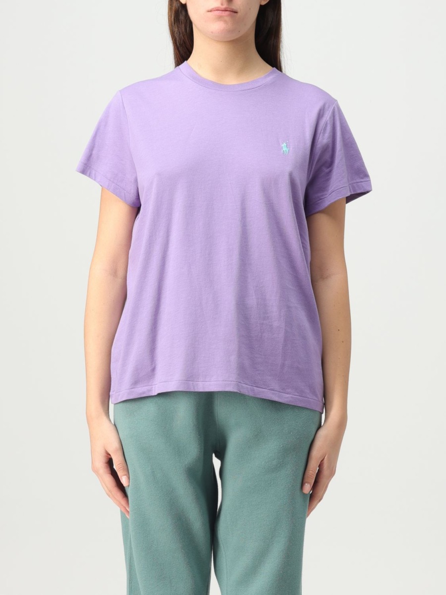 Ralph Lauren - T-Shirt Purple - Giglio - Women GOOFASH