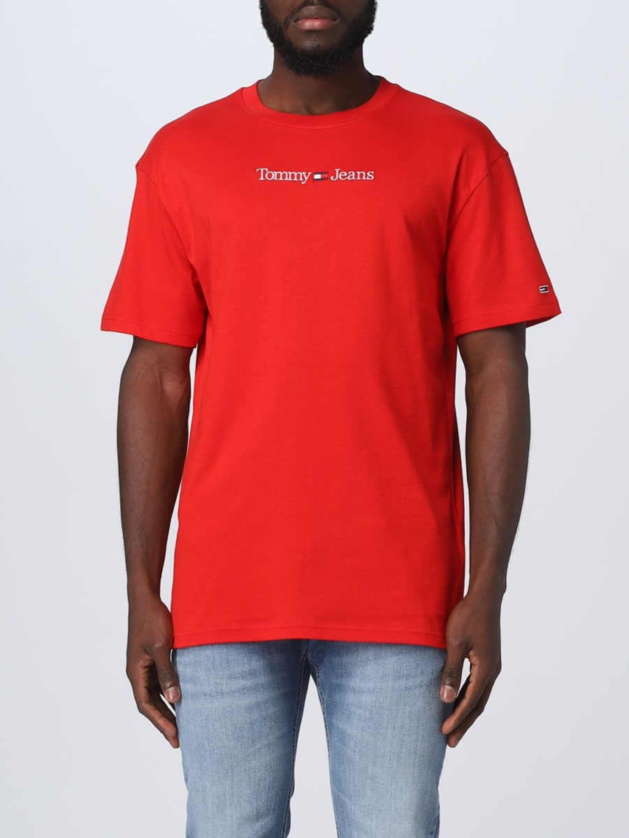Red T-Shirt Giglio - Tommy Hilfiger GOOFASH