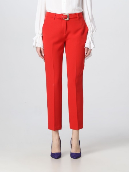 Red Trousers for Women from Giglio GOOFASH