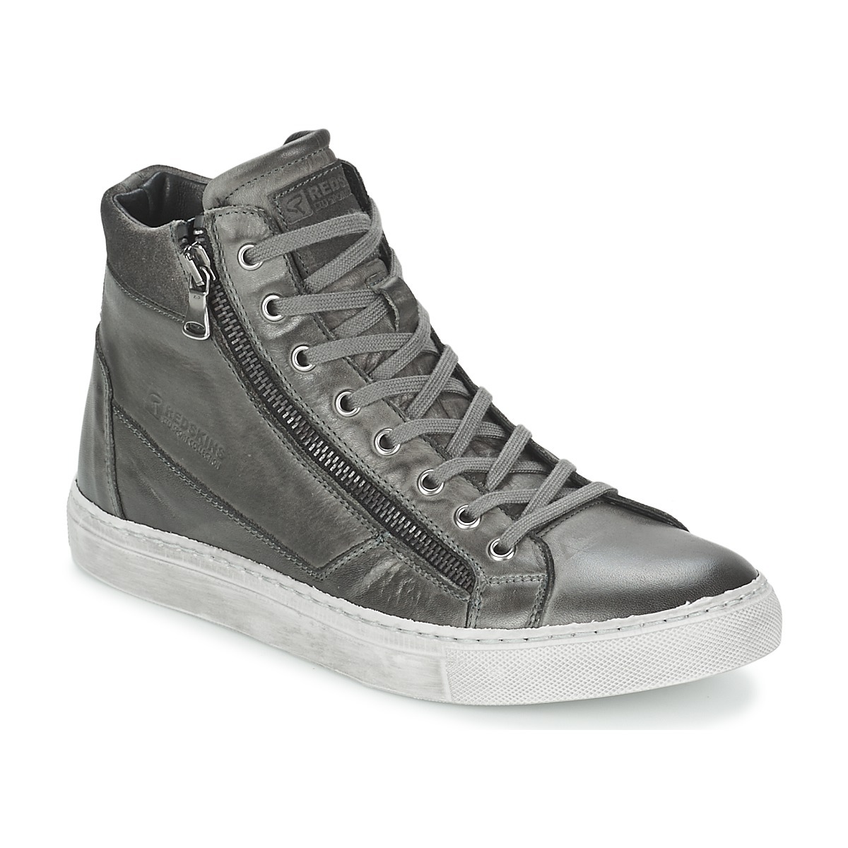 Redskins - Grey Sneakers for Man from Spartoo GOOFASH