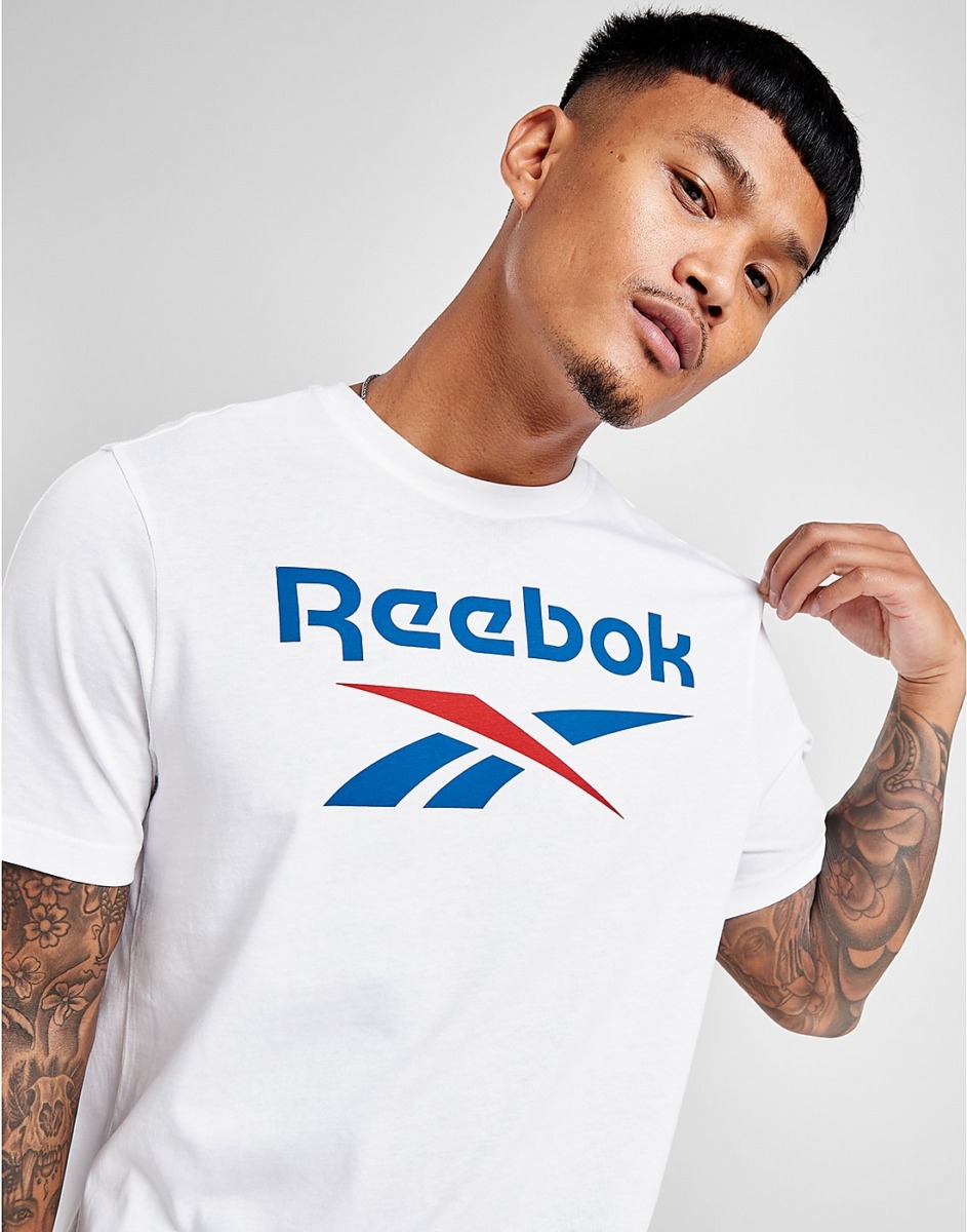 Reebok - White Men T-Shirt JD Sports GOOFASH