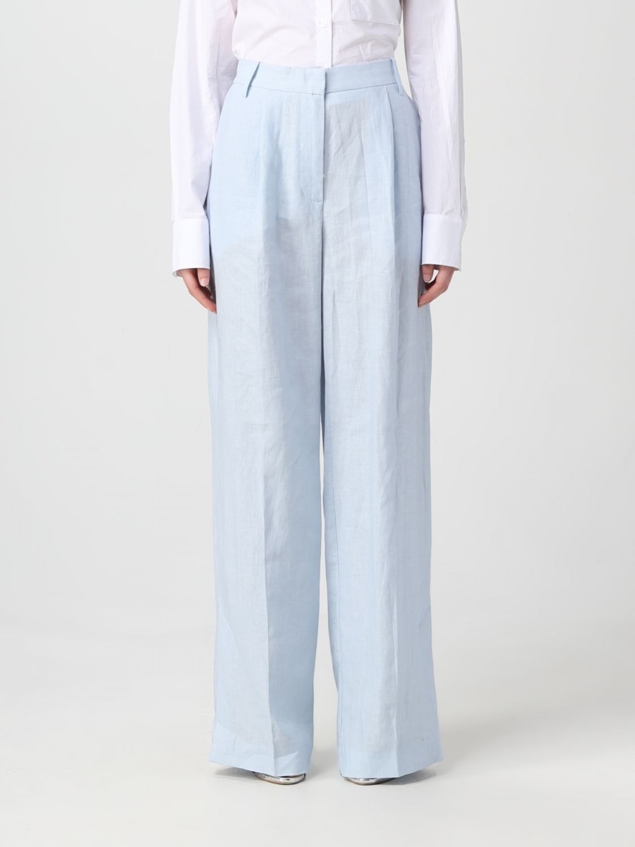 Remain Lady Trousers Blue Giglio GOOFASH
