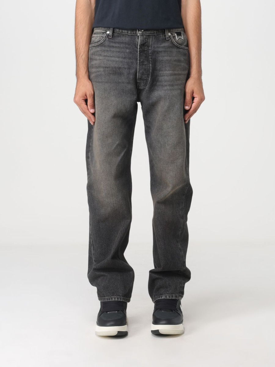 Rhude Jeans Black by Giglio GOOFASH