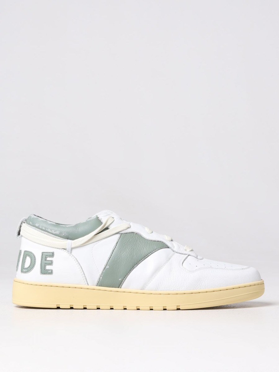 Rhude Men's Trainers in Green Giglio GOOFASH