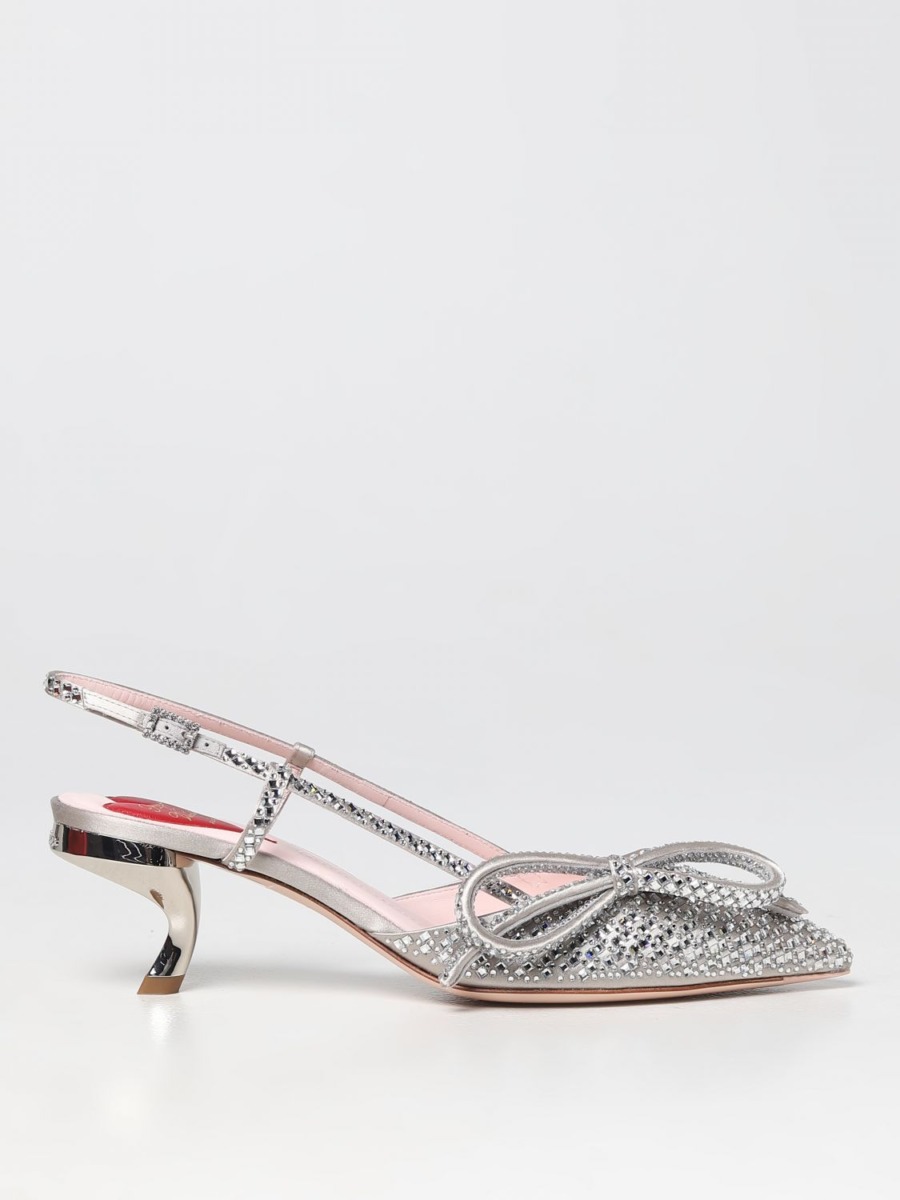 Roger Vivier Silver High Heels by Giglio GOOFASH