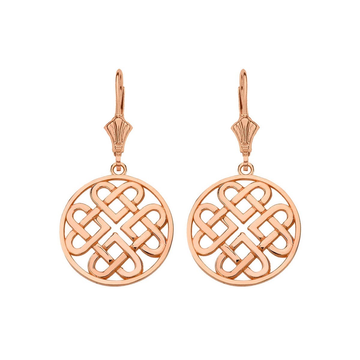 Rose Earrings - Gold Boutique Gents GOOFASH