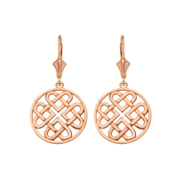 Rose Earrings - Gold Boutique Gents GOOFASH