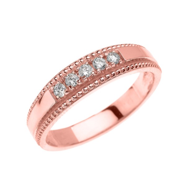 Rose Wedding Ring Gents - Gold Boutique GOOFASH