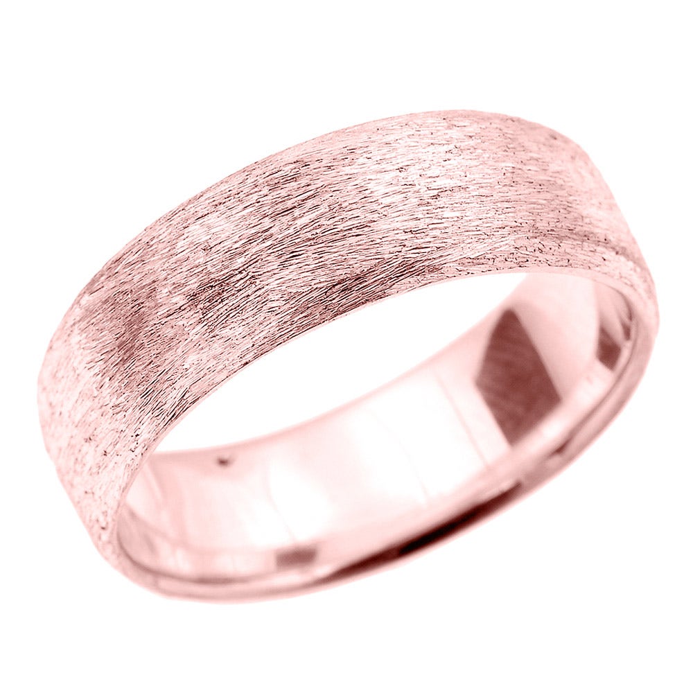 Rose Wedding Ring for Men at Gold Boutique GOOFASH