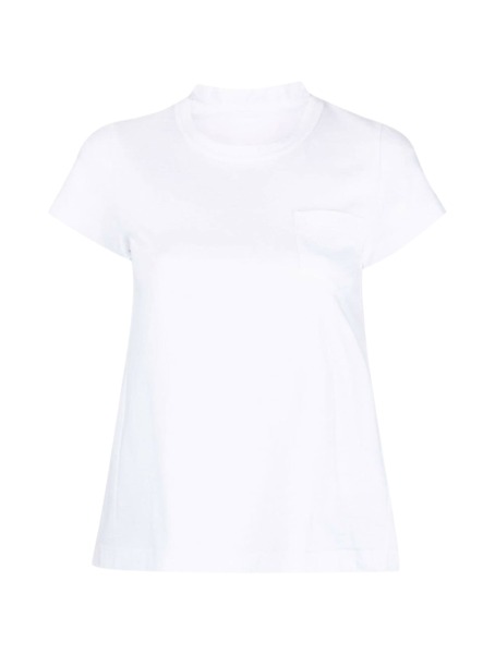Sacai - Lady T-Shirt in White from Suitnegozi GOOFASH