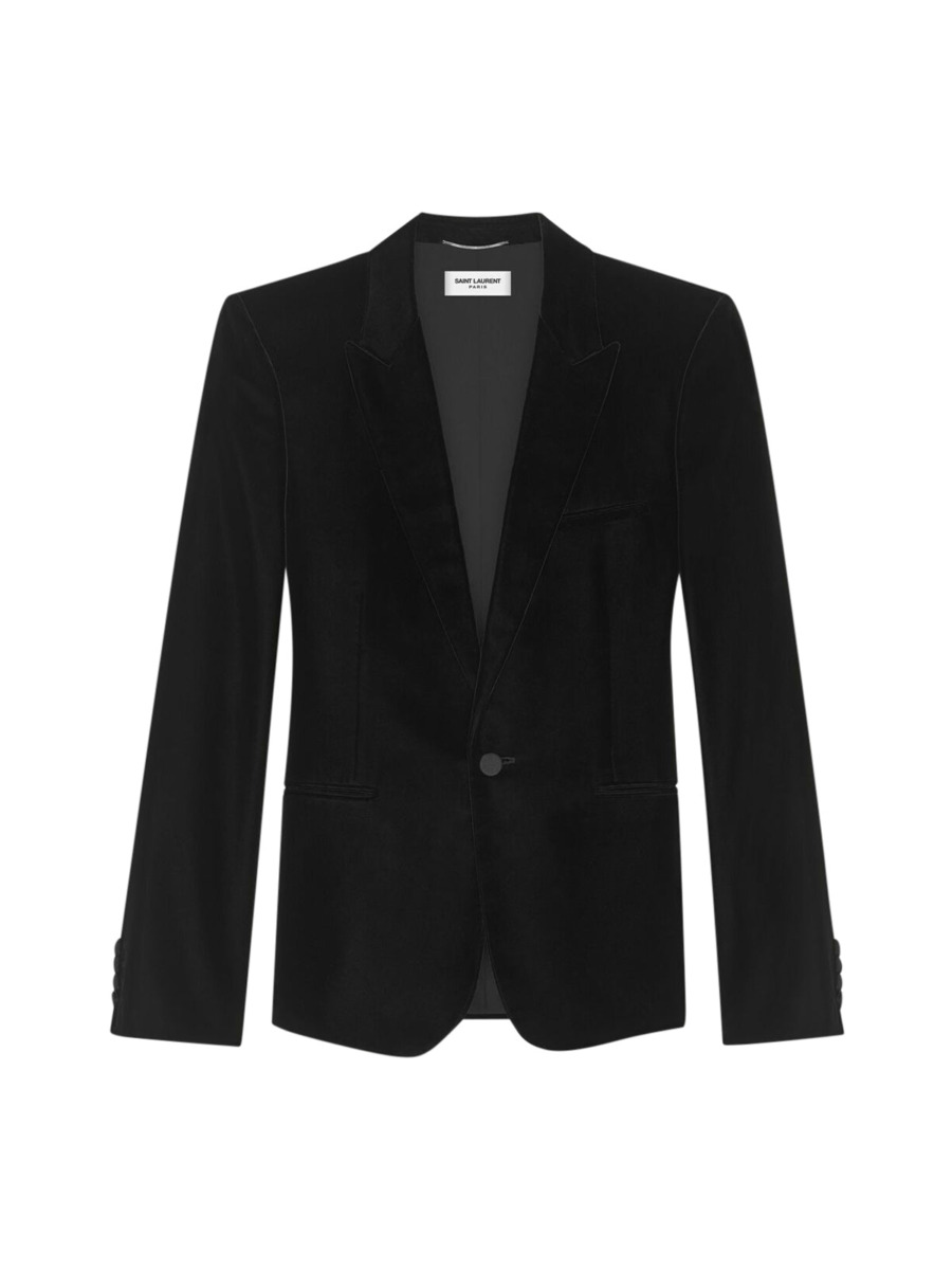 Saint Laurent Jacket in Black for Men by Suitnegozi GOOFASH