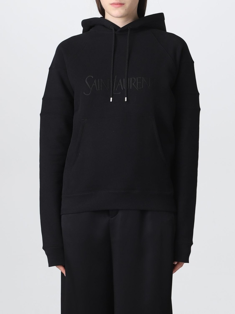 Saint Laurent - Ladies Black Sweatshirt from Giglio GOOFASH