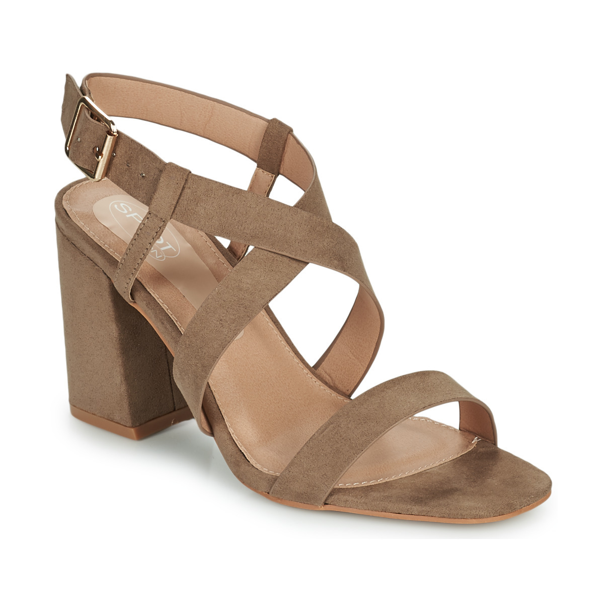 Sandals in Brown by Spartoo GOOFASH