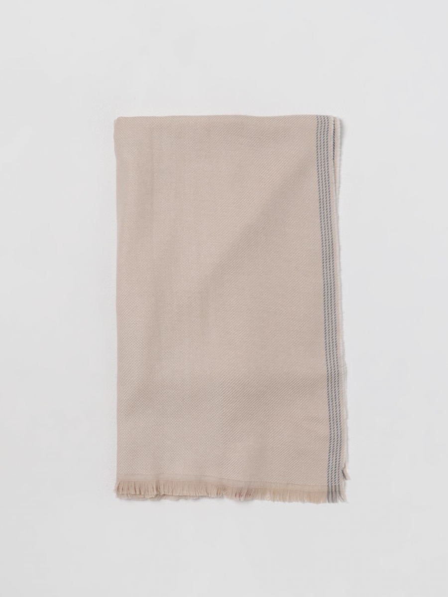 Scarf Sand for Men by Giglio GOOFASH