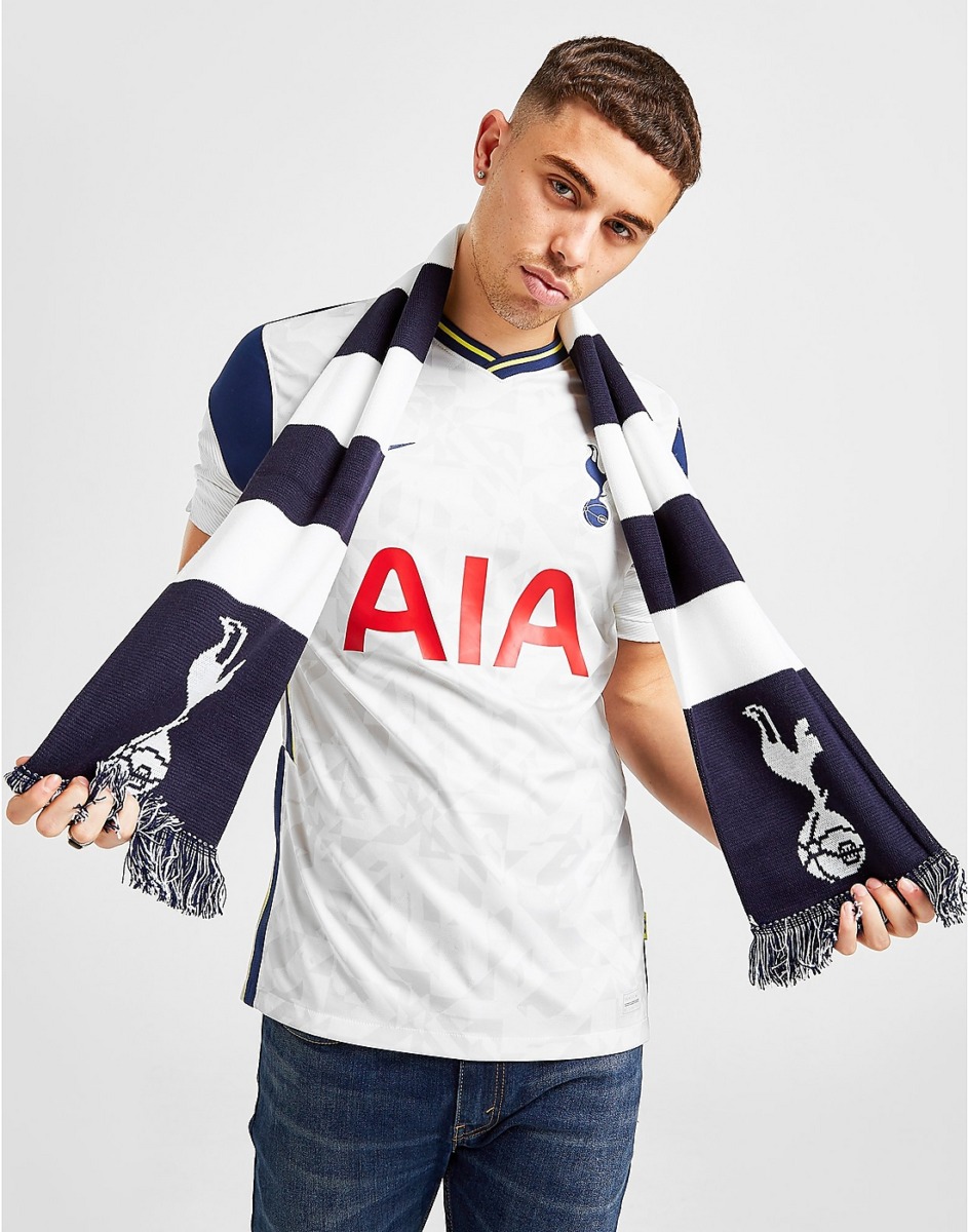 Scarf White JD Sports Official Team GOOFASH