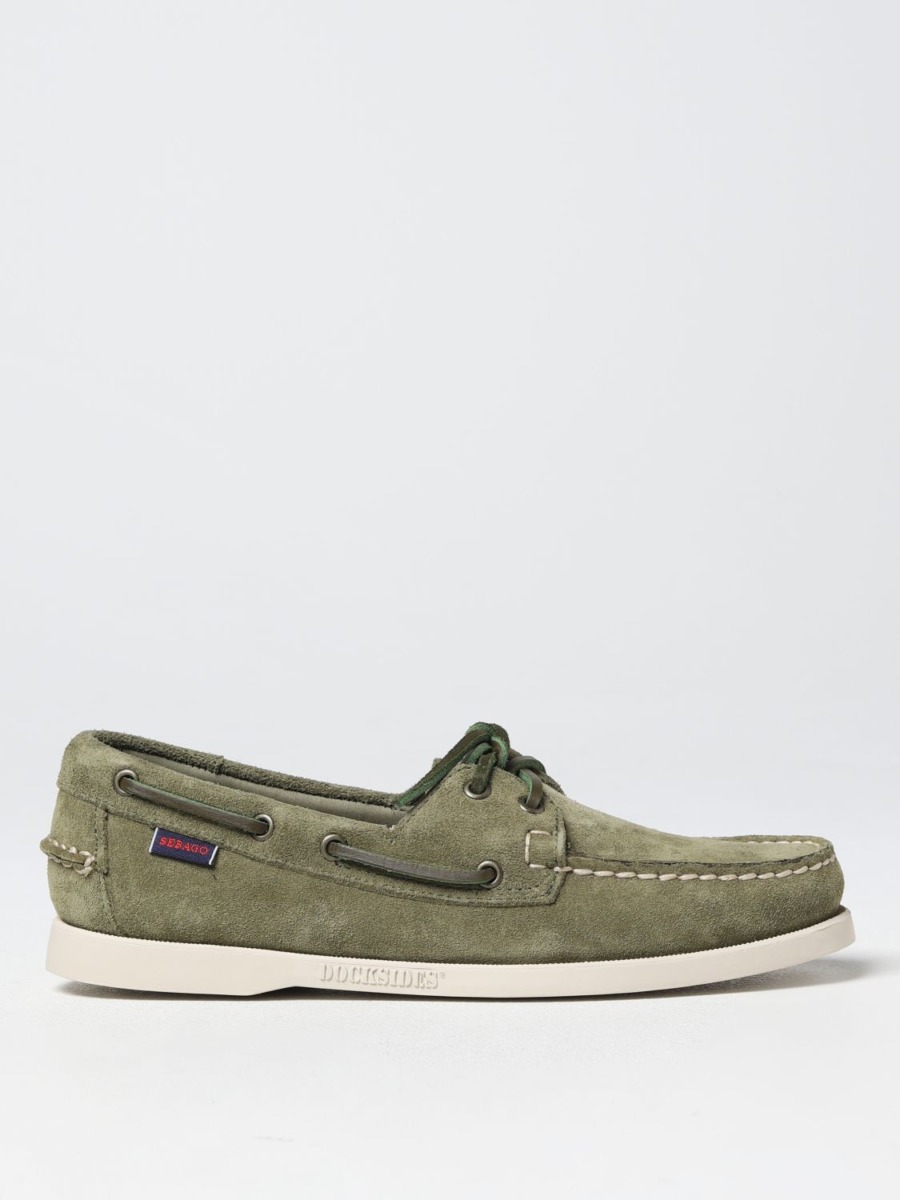Sebago - Green Loafers for Men from Giglio GOOFASH