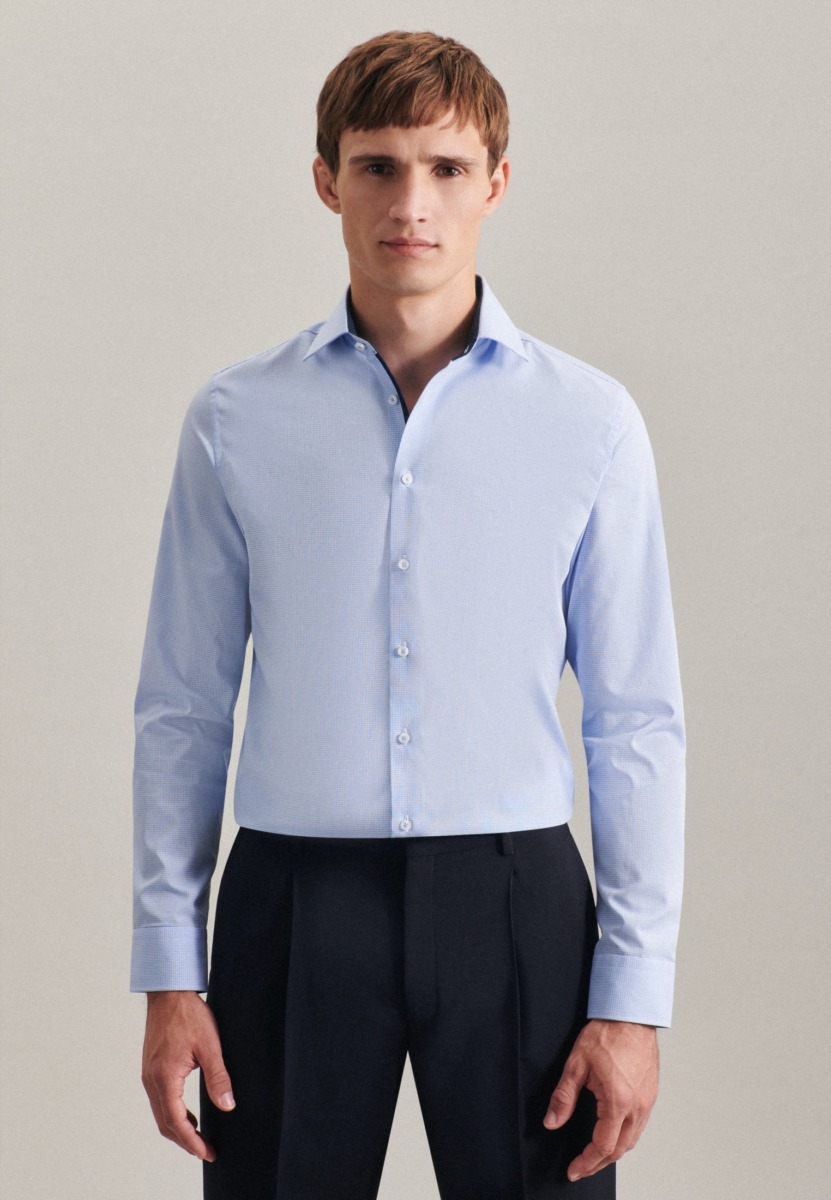 Seidensticker - Business Shirt in Blue for Men GOOFASH