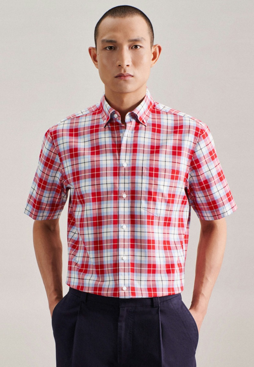 Seidensticker T-Shirt Red GOOFASH