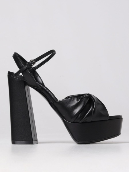 Sergio Rossi Women Heeled Sandals in Black by Giglio GOOFASH