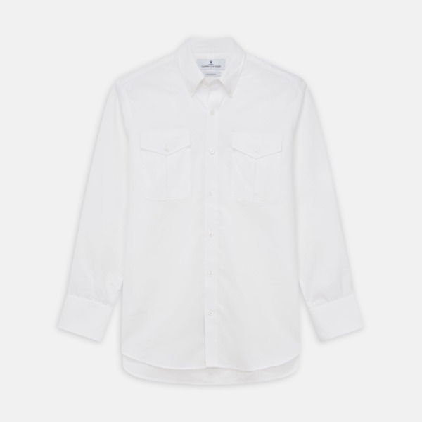 Shirt in White at Turnbull And Asser GOOFASH