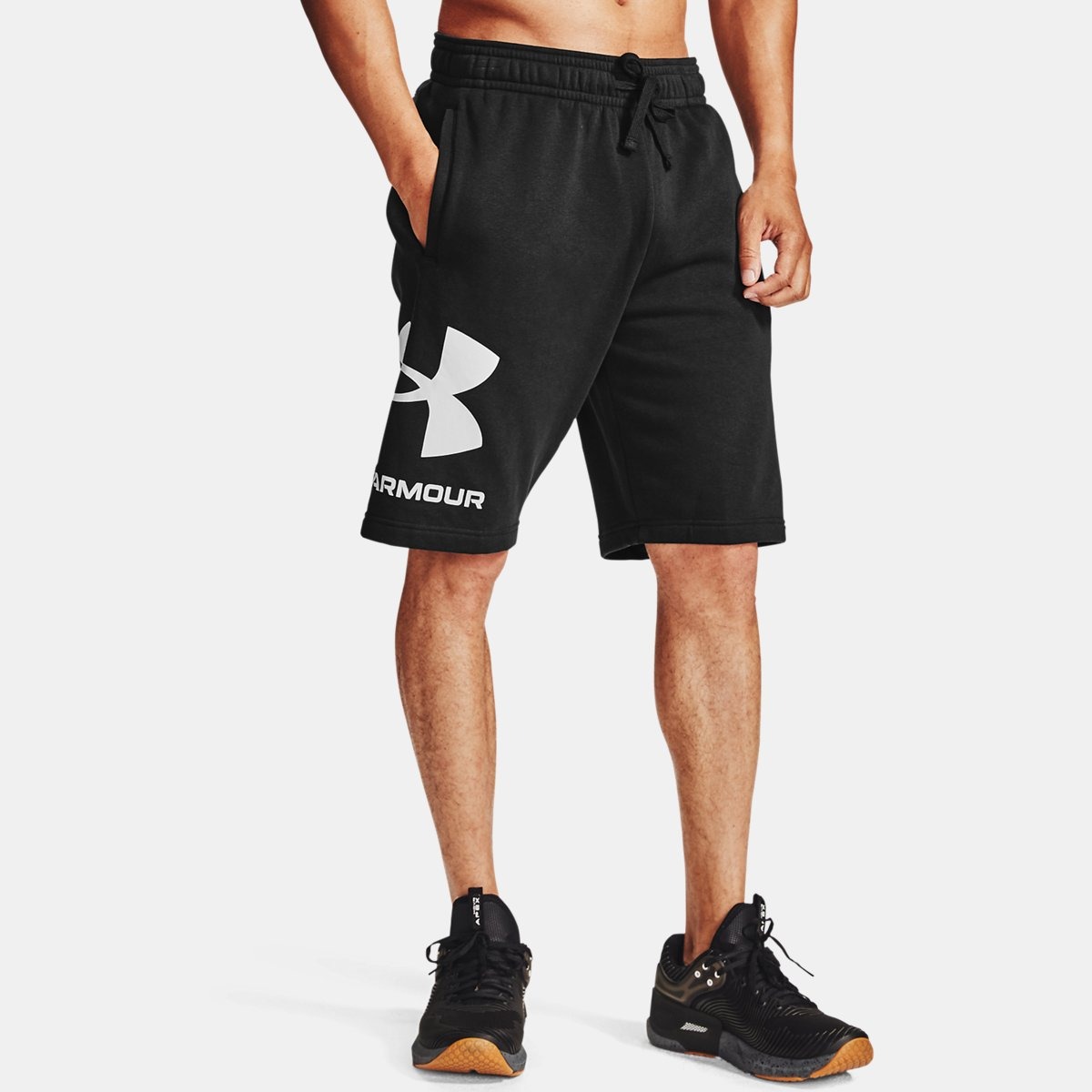 Shorts Black for Man by Under Armour GOOFASH