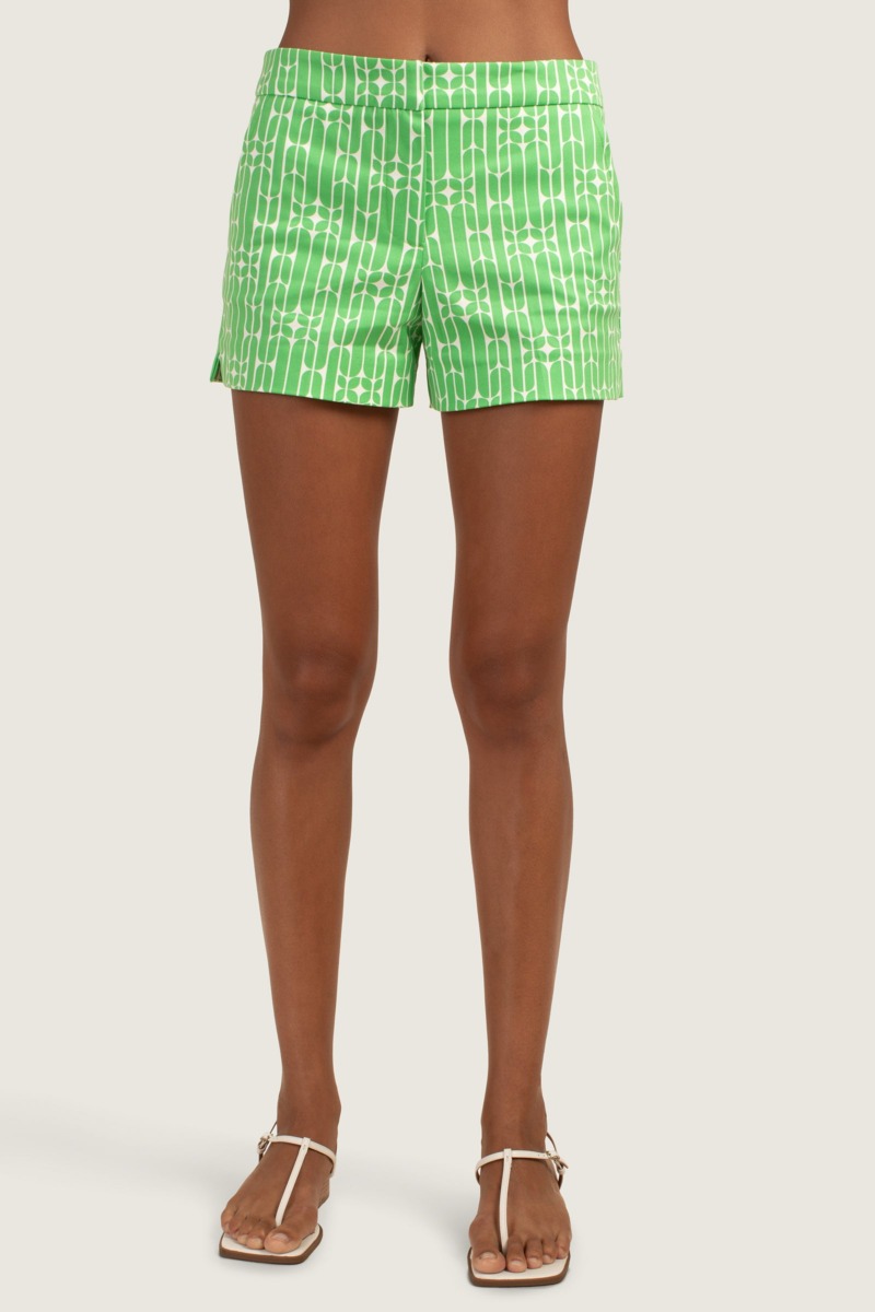Shorts Green - Trina Turk GOOFASH