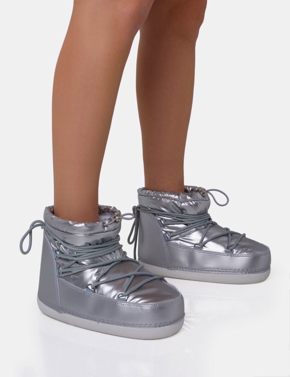 Silver - Ankle Boots - Woman - Public Desire GOOFASH