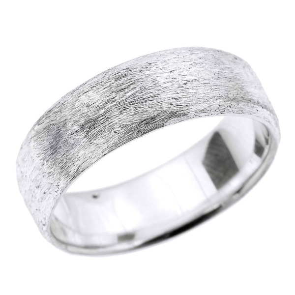 Silver Wedding Ring for Man by Gold Boutique GOOFASH