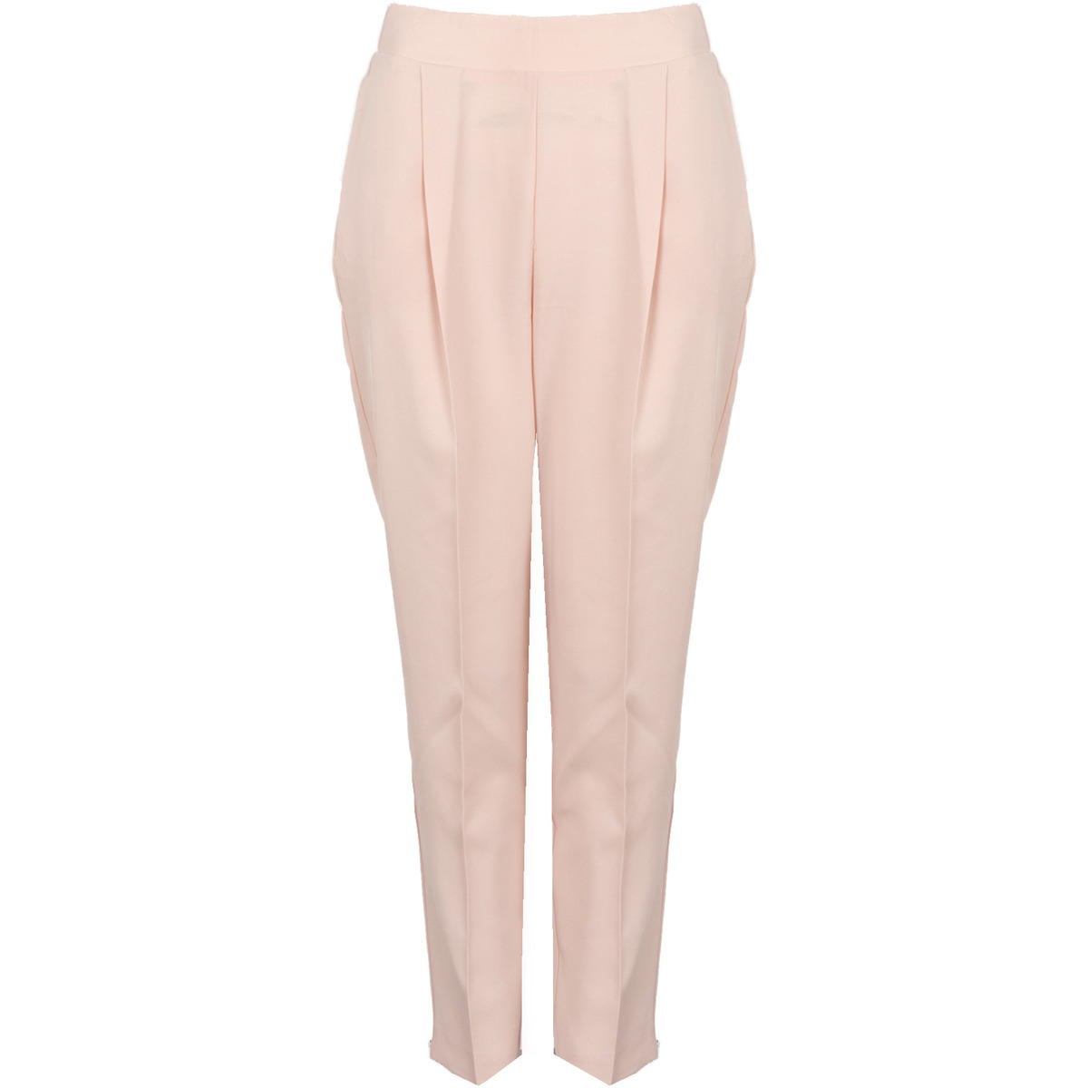 Silvian Heach Lady Trousers Pink at Spartoo GOOFASH