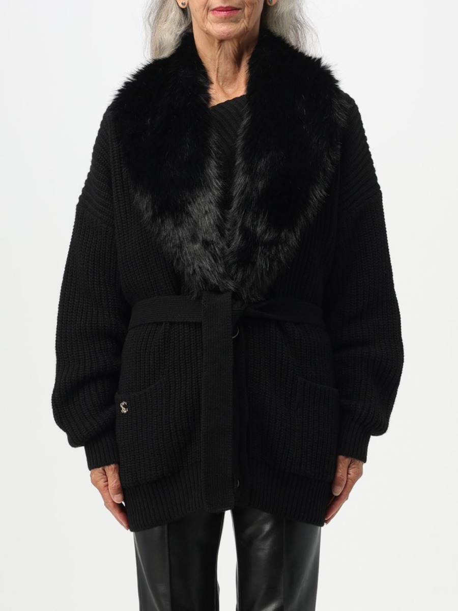 Simona Corsellini Women's Cardigan Black at Giglio GOOFASH