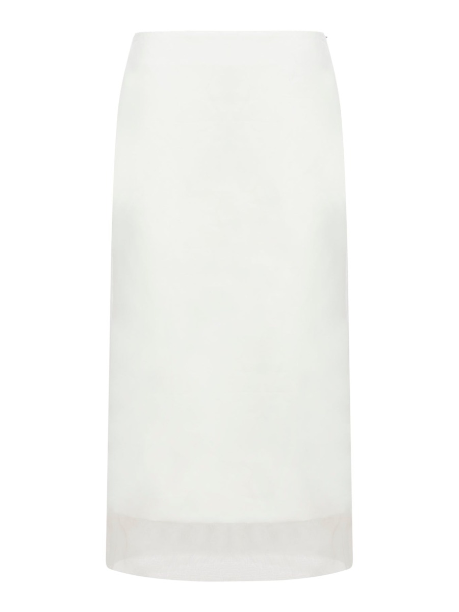 Skirt in White - Suitnegozi Woman - Sportmax GOOFASH