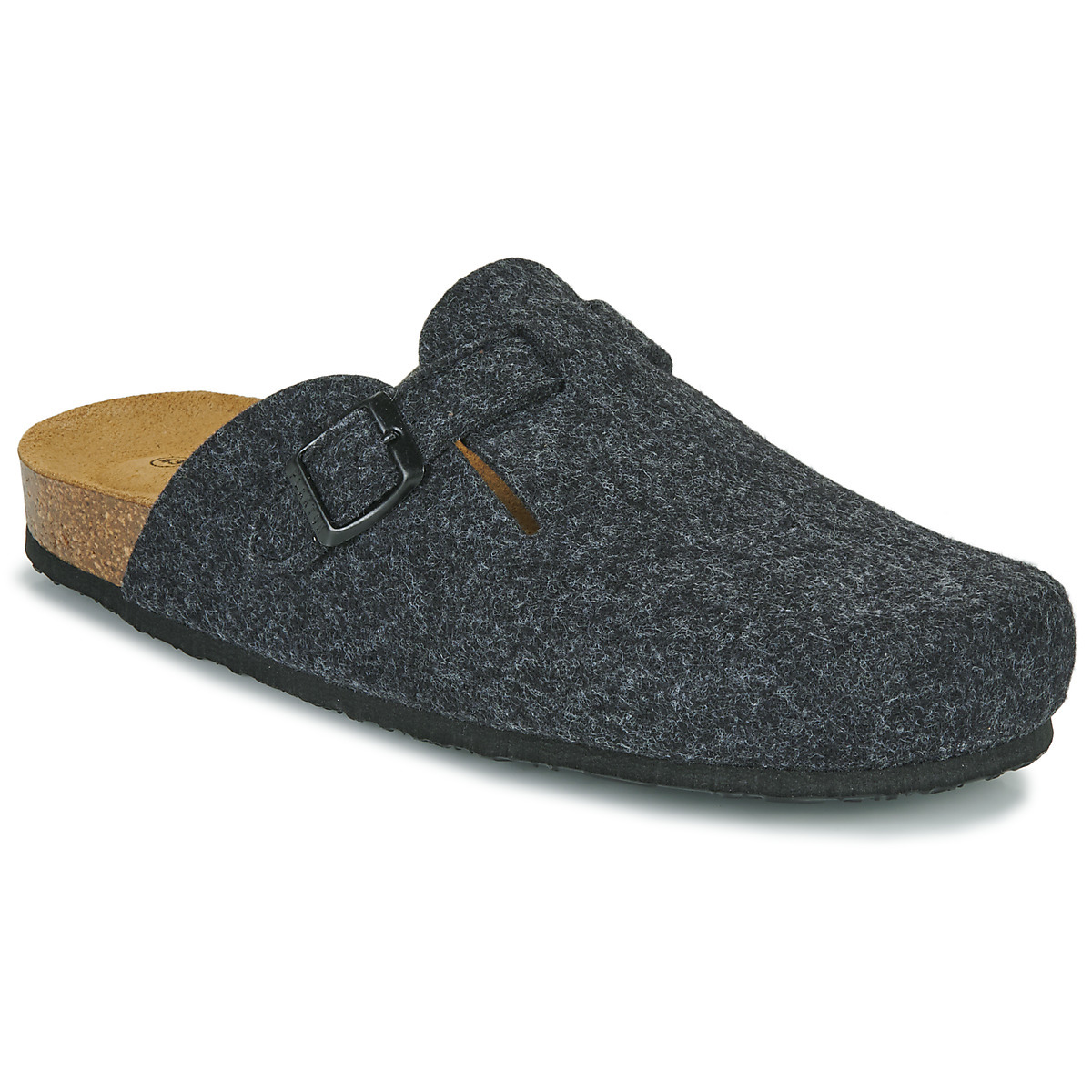 Slippers Black for Men at Spartoo GOOFASH