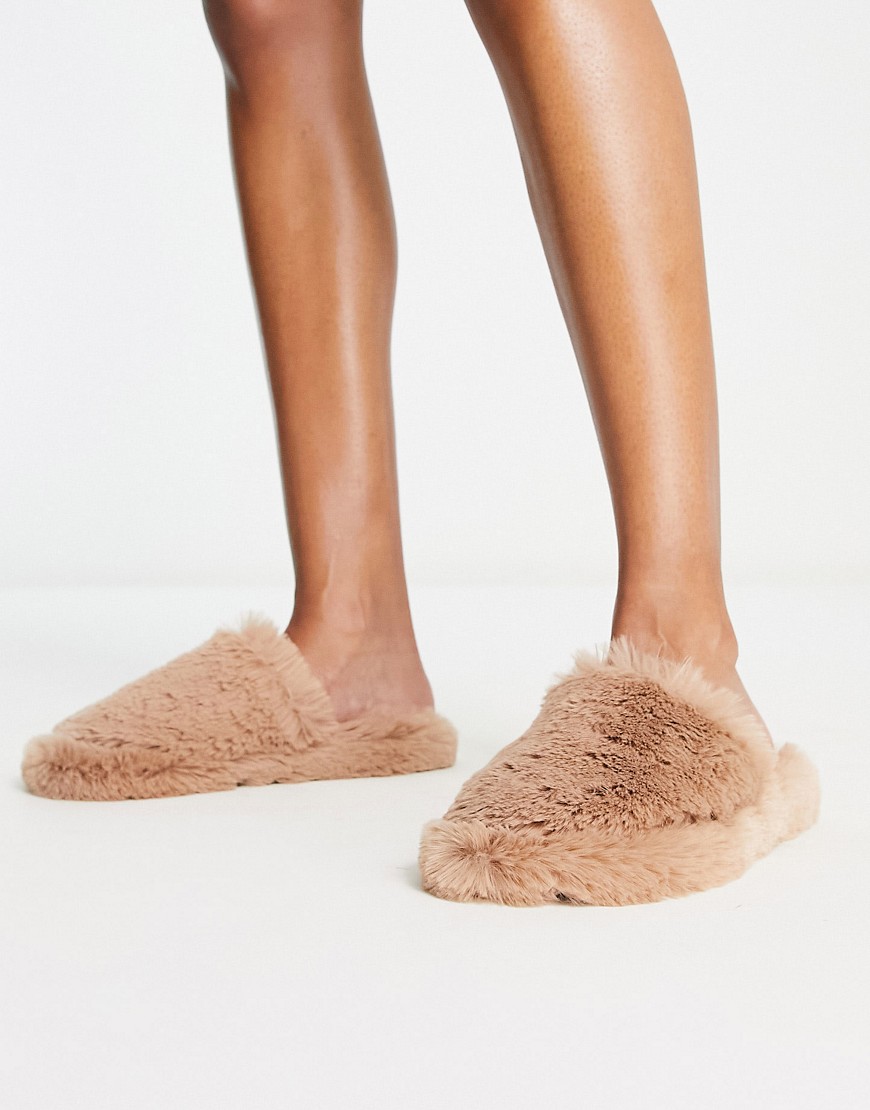 Slippers Brown Loungeable Lady - Asos GOOFASH