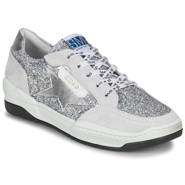 Sneakers Silver - Spartoo GOOFASH