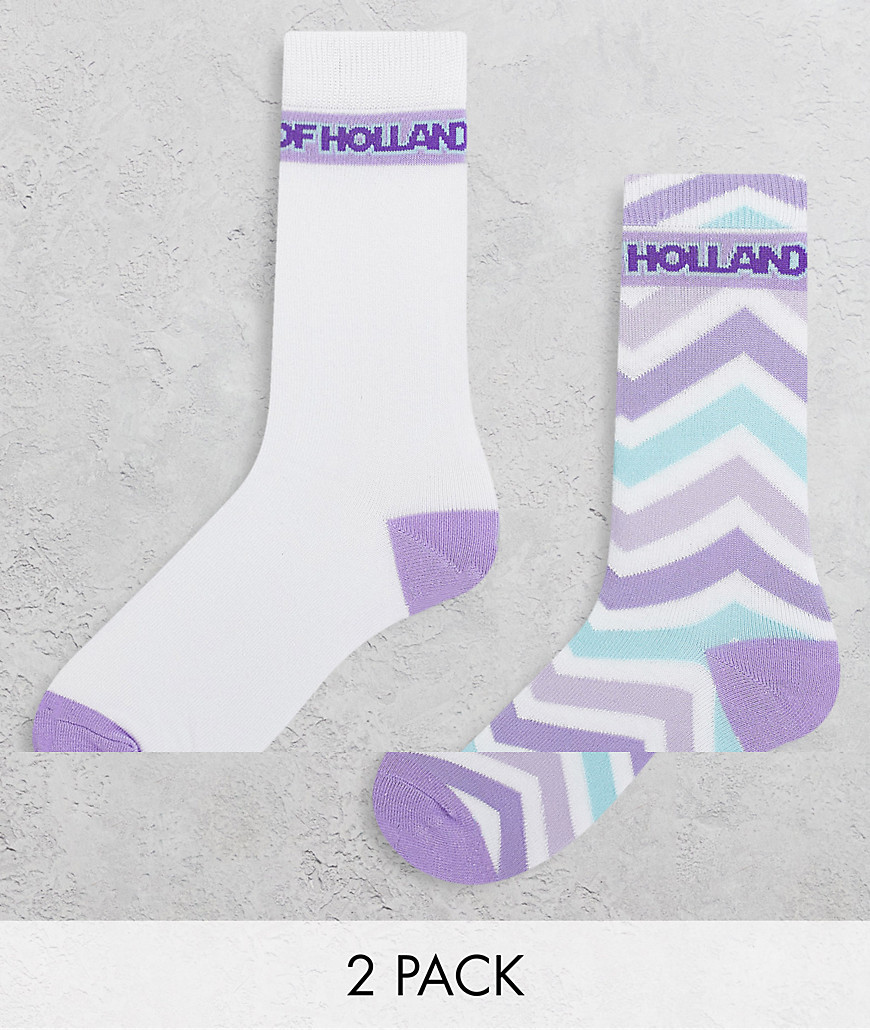 Socks Purple - House of Holland - Women - Asos GOOFASH