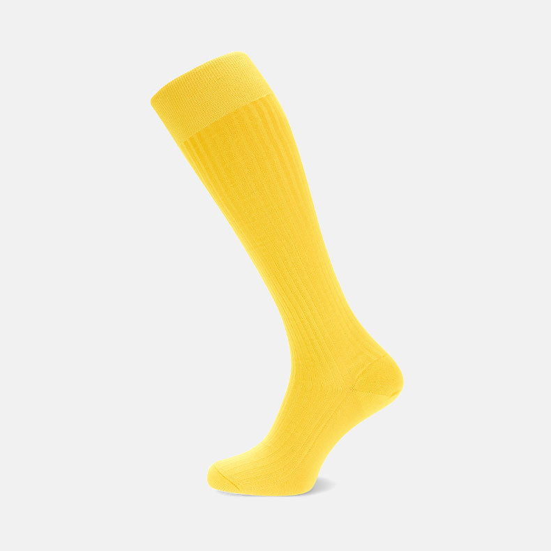 Socks in Yellow Turnbull And Asser GOOFASH