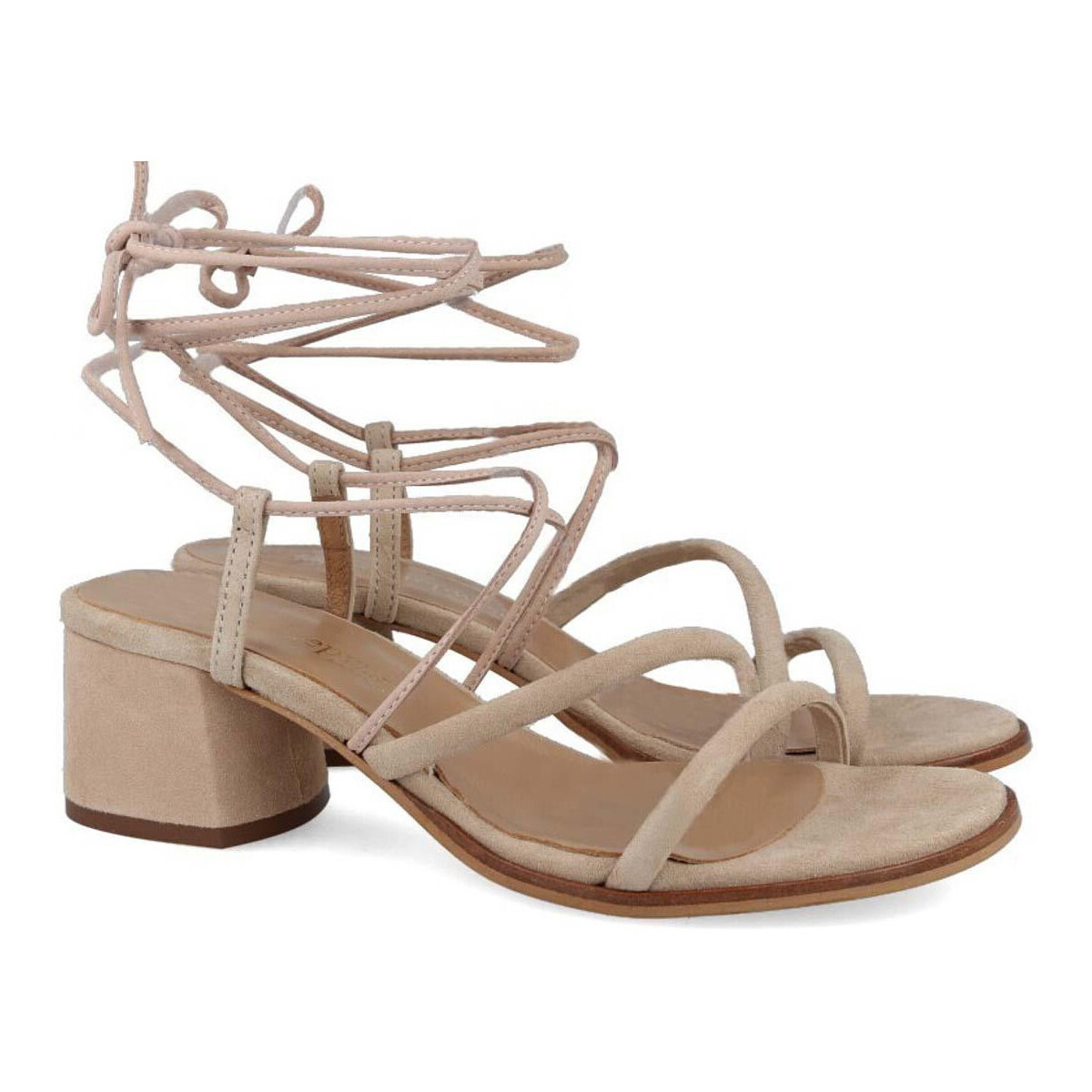 Spartoo - Beige - Women Sandals GOOFASH