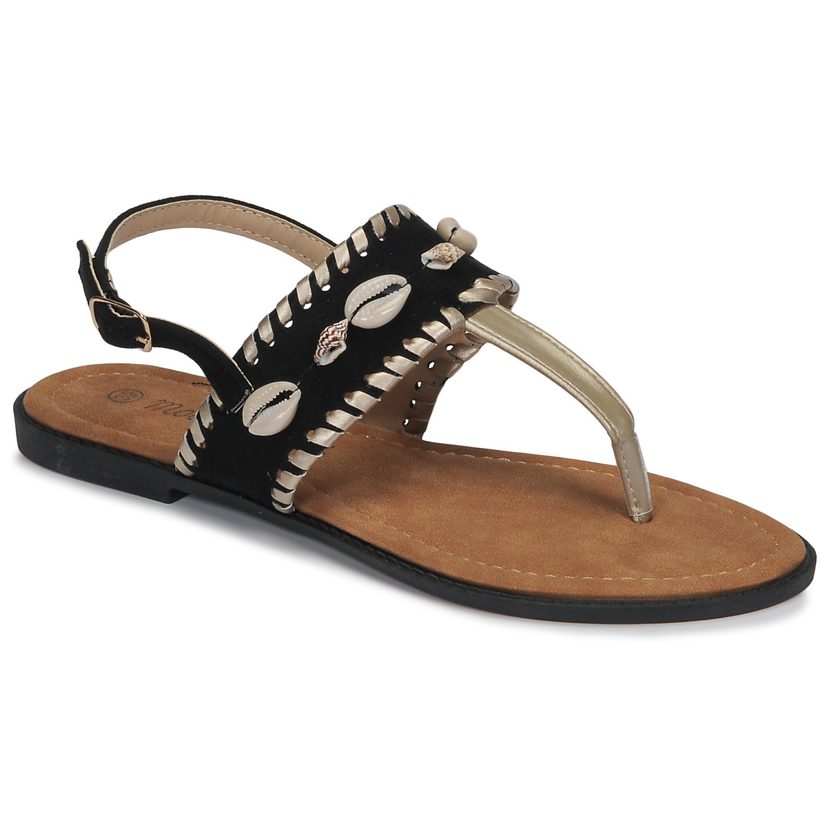 Spartoo - Black Sandals for Women from Moony Mood GOOFASH