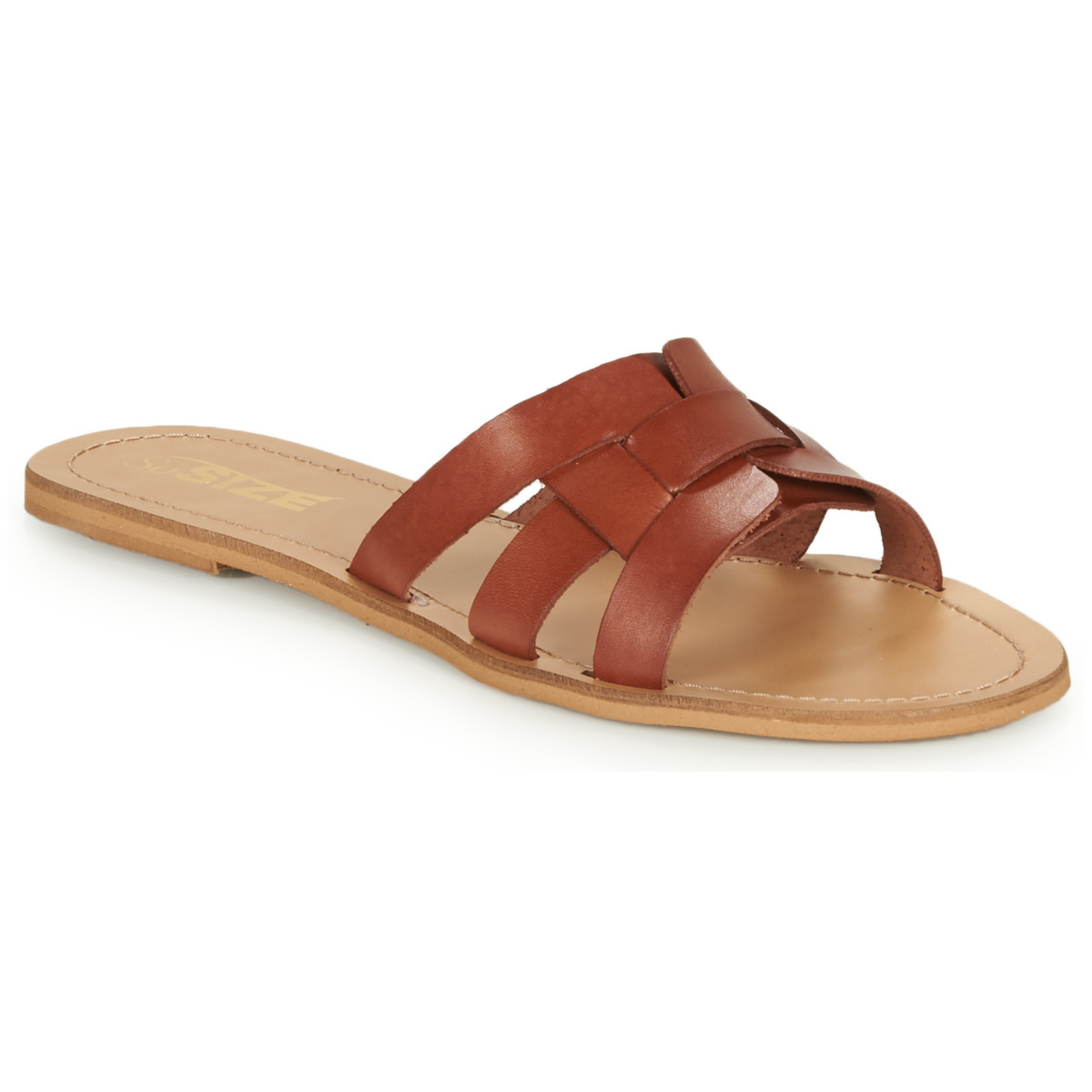 Spartoo - Brown Slippers for Woman by So Size GOOFASH