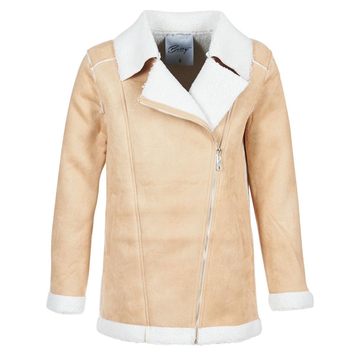 Spartoo - Coat Beige for Women from Betty London GOOFASH