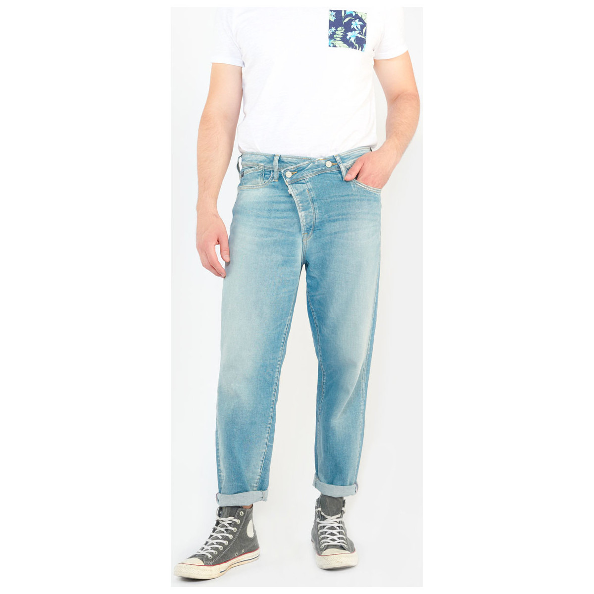 Spartoo - Gents Blue Jeans from Le Temps des Cerises GOOFASH