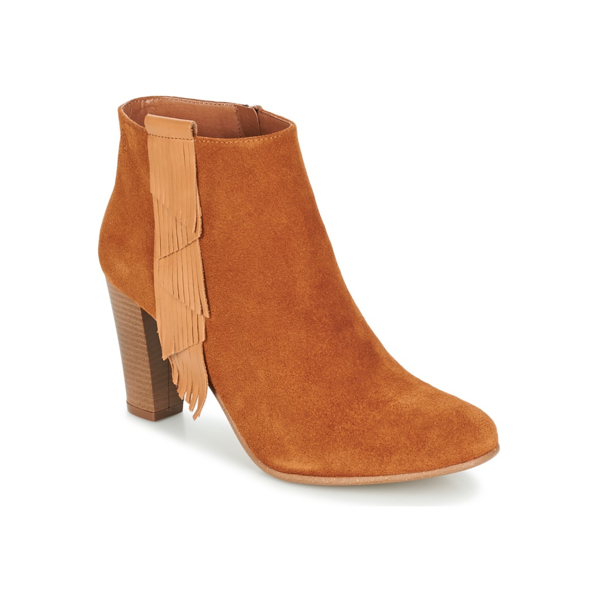Spartoo - Ladies Ankle Boots - Brown - Betty London GOOFASH