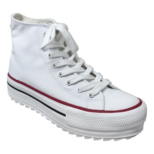 Spartoo - Ladies White Sneakers GOOFASH