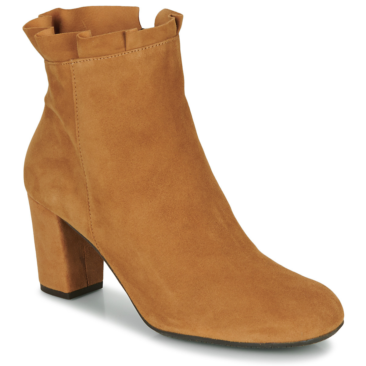 Spartoo Lady Brown Ankle Boots by So Size GOOFASH